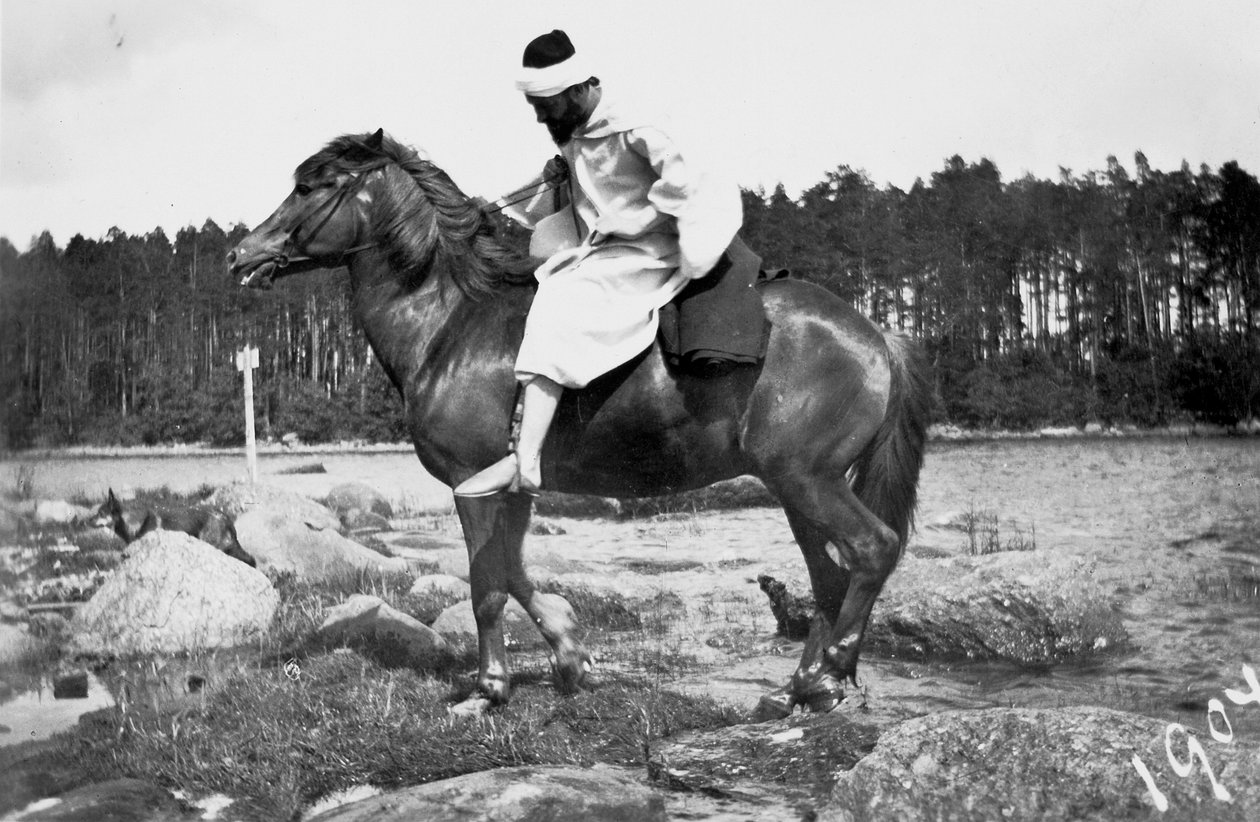 Hugo Simberg som shejk av Hugo Simberg
