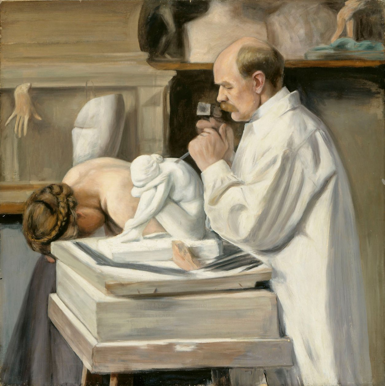 Porträtt av Viktor Malmberg av Hugo Simberg