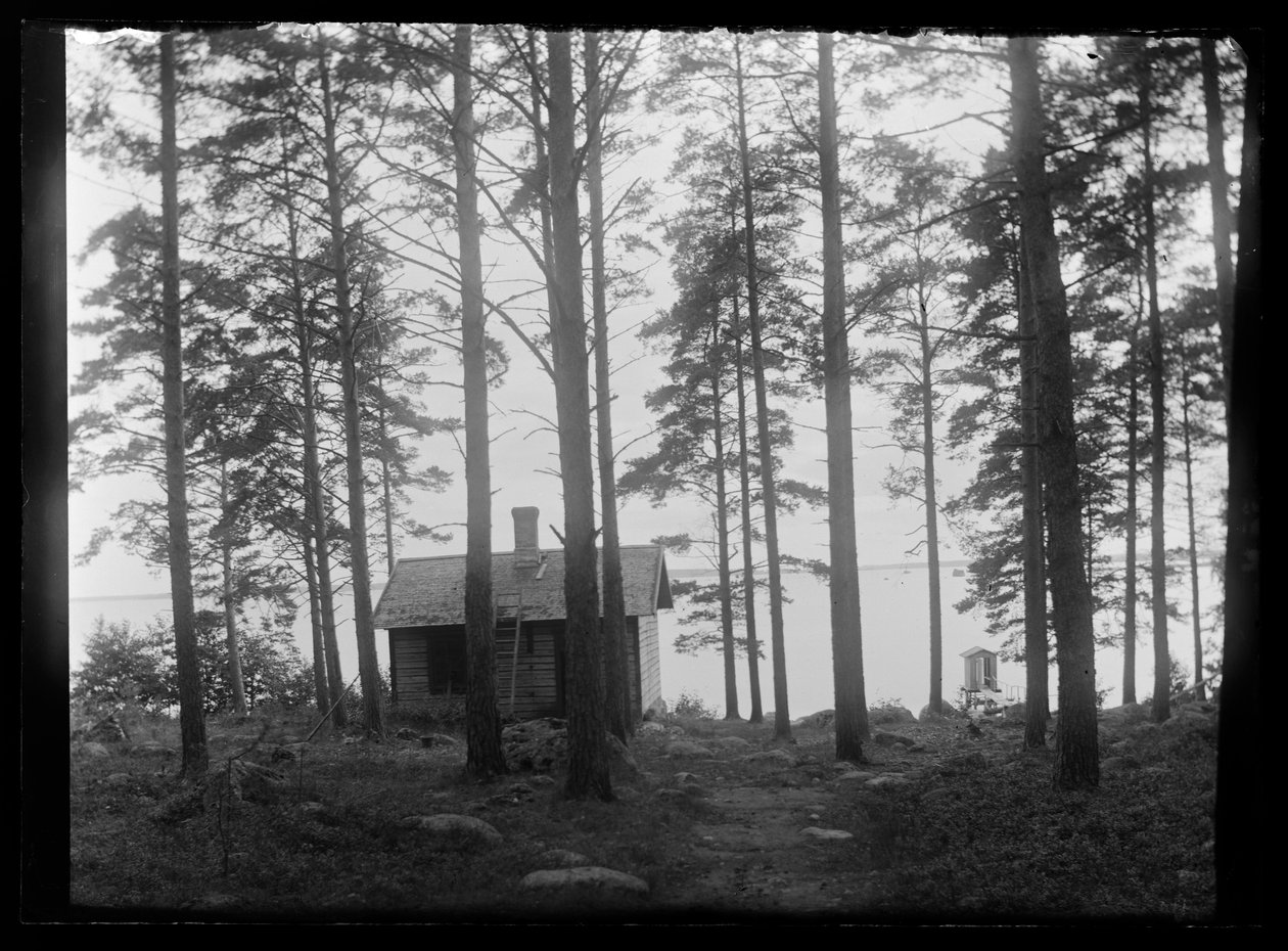 Bastu i Selkäranta av Hugo Simberg