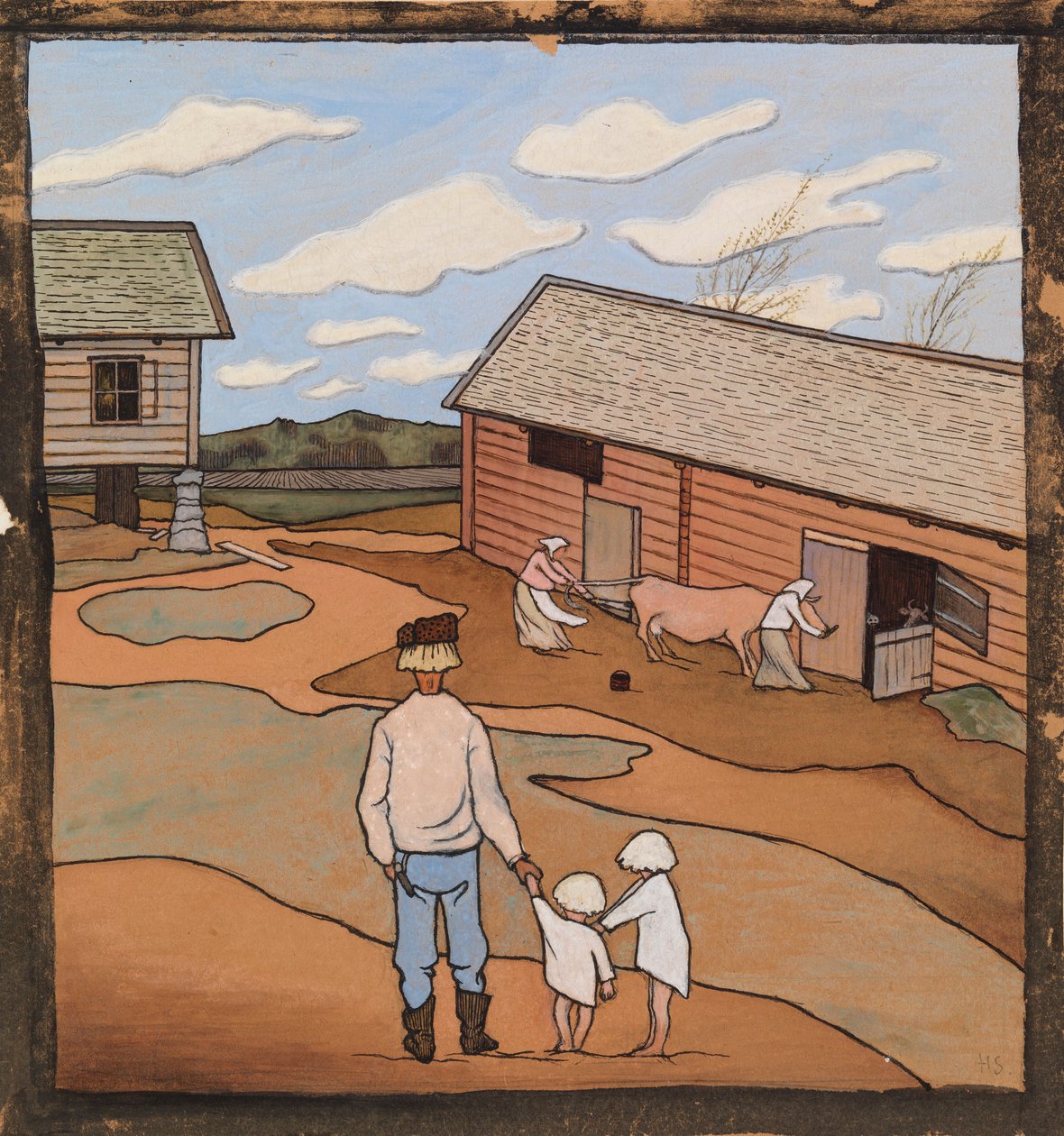 Vårkänsla av Hugo Simberg