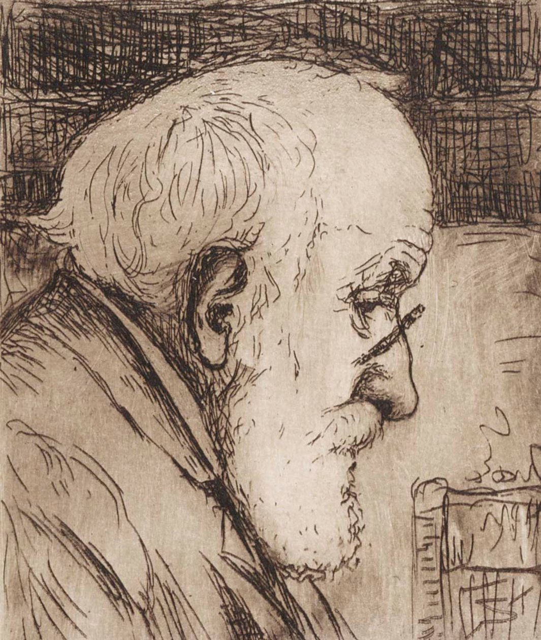 Konstnärens far av Hugo Simberg