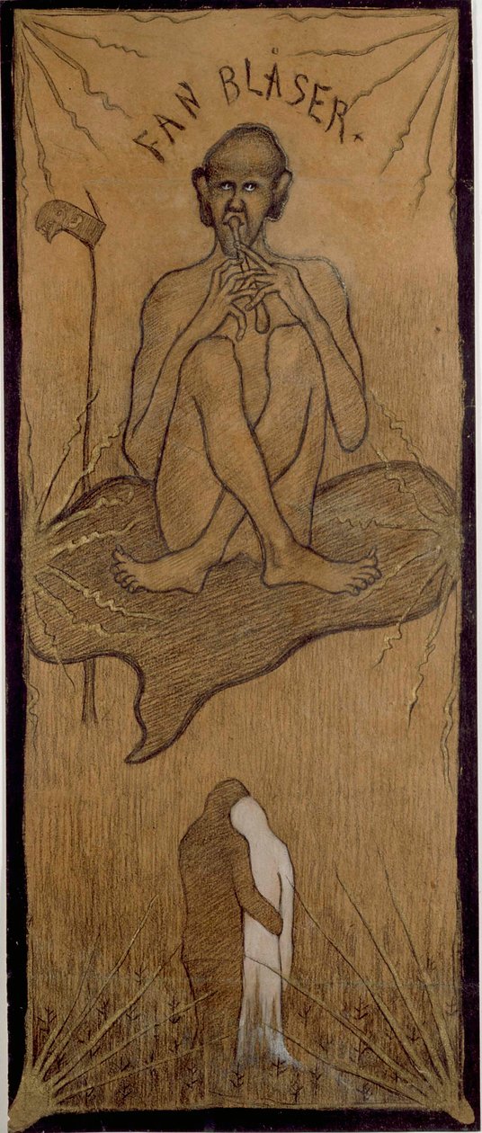 Djävulen blåser av Hugo Simberg
