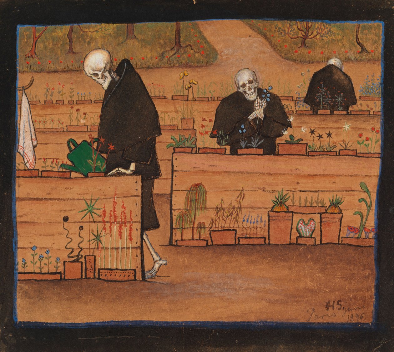 Dödens trädgård av Hugo Simberg