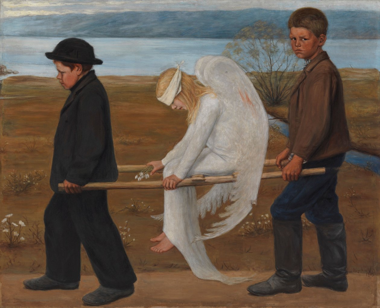 Den sårade ängeln av Hugo Simberg