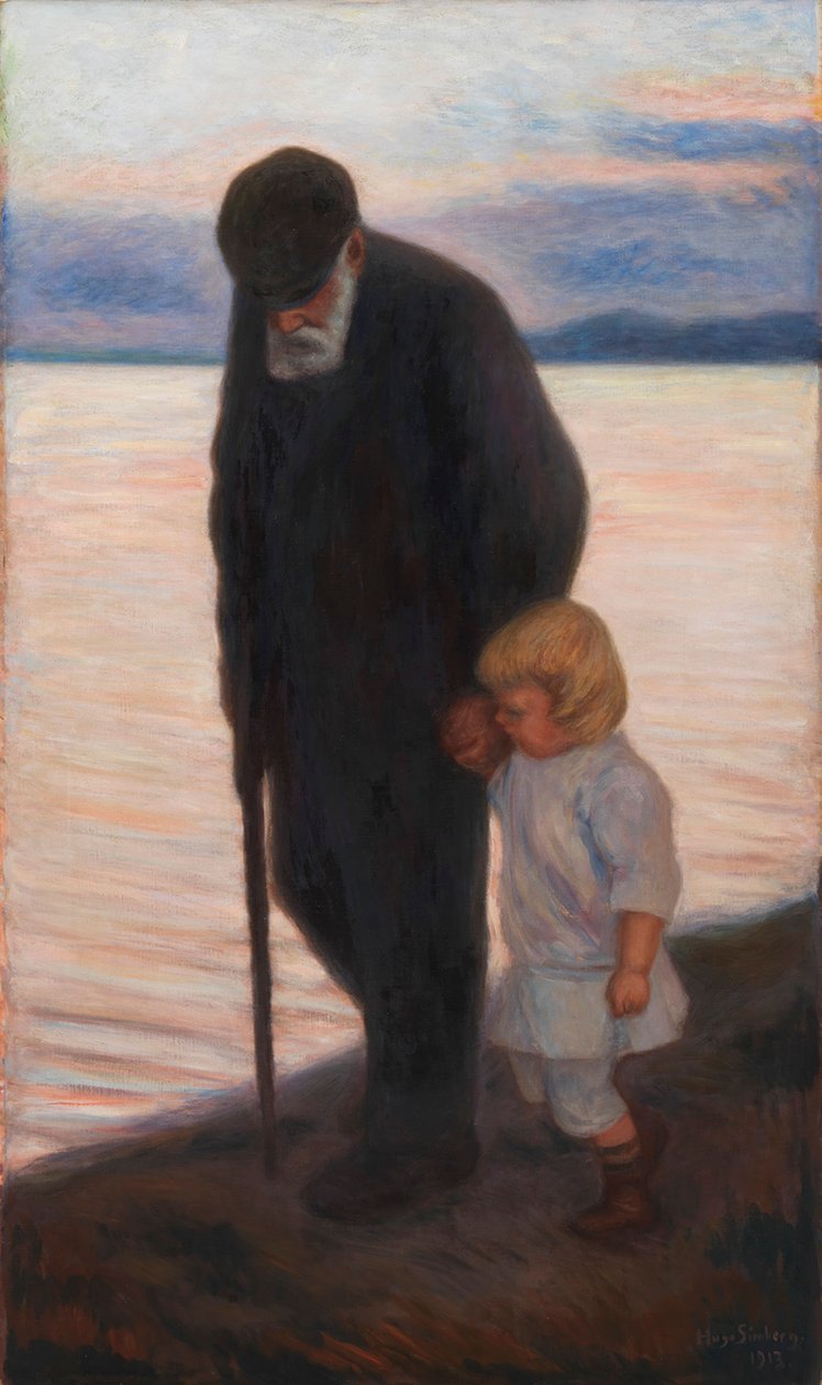Mot kvällen av Hugo Simberg