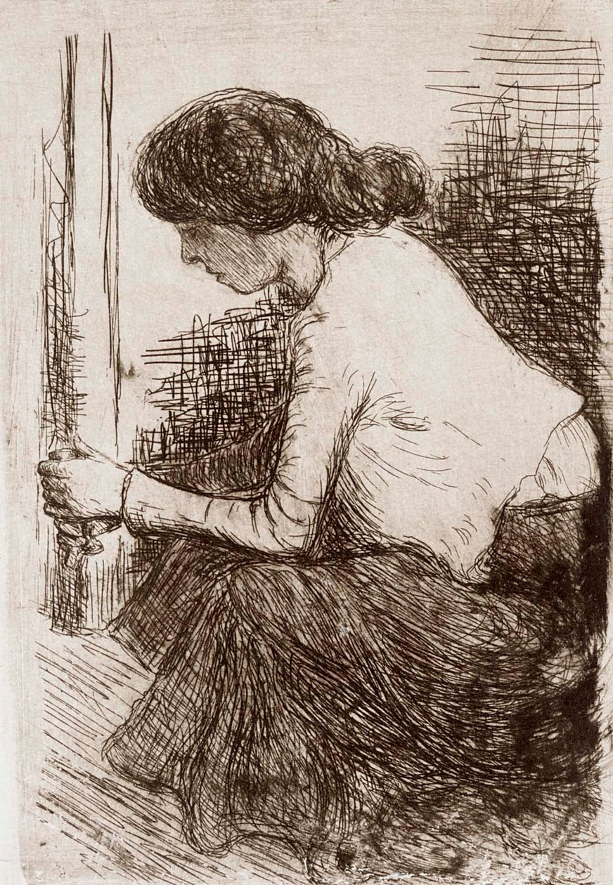 Sittande kvinna av Hugo Simberg