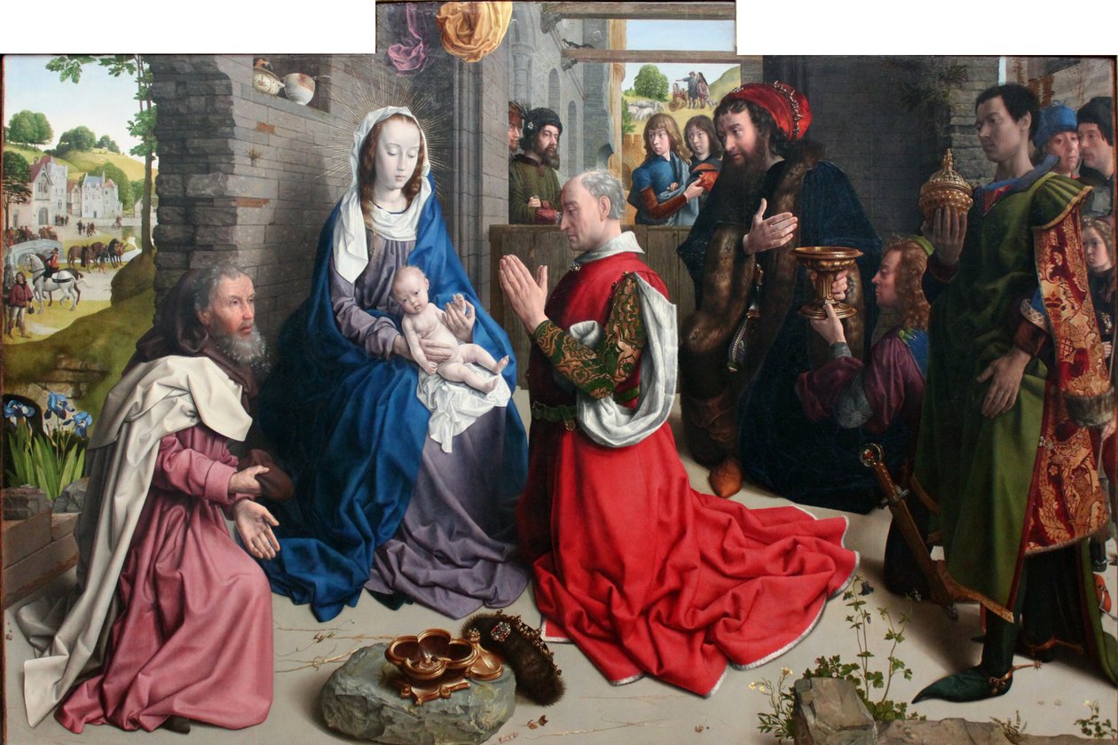 Tillbedjan av Magi av Hugo van der Goes