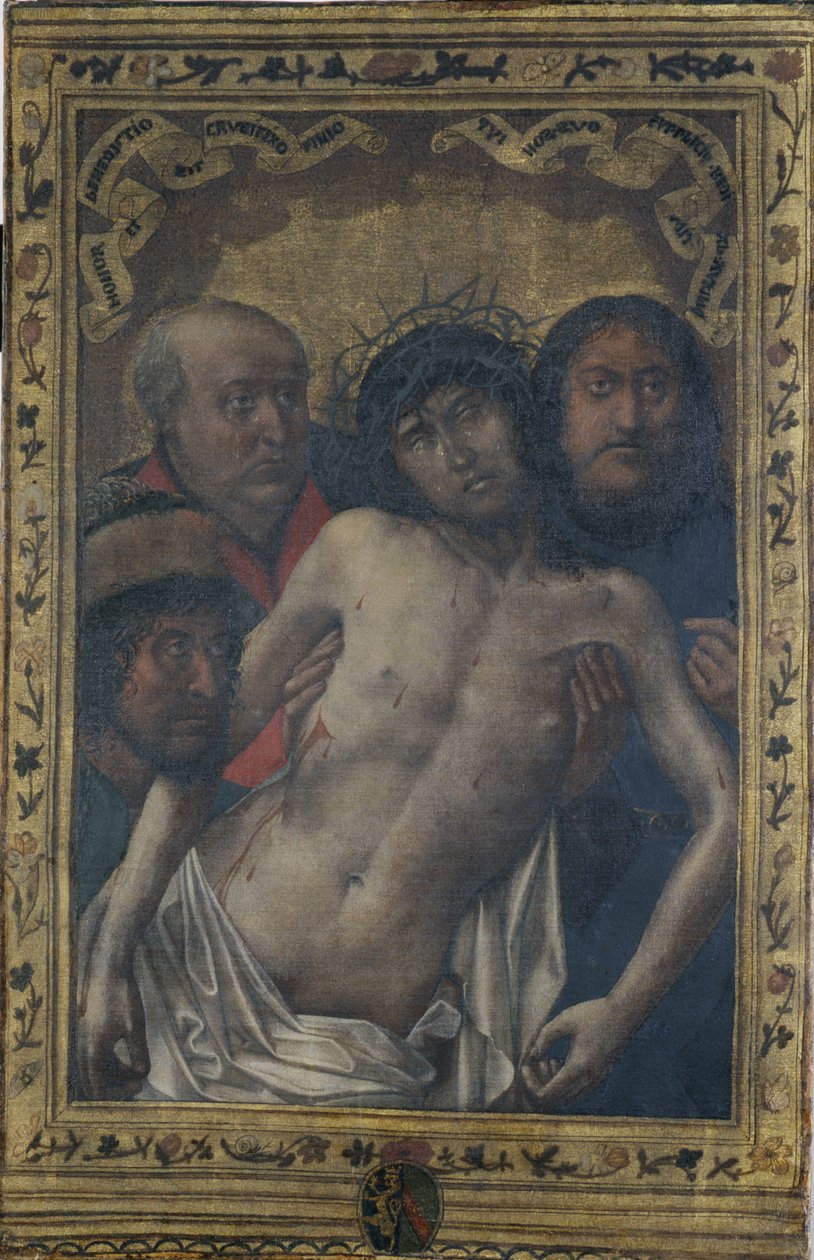 Se mannen, ca 1500 (tempera på duk) av Hugo van der Goes