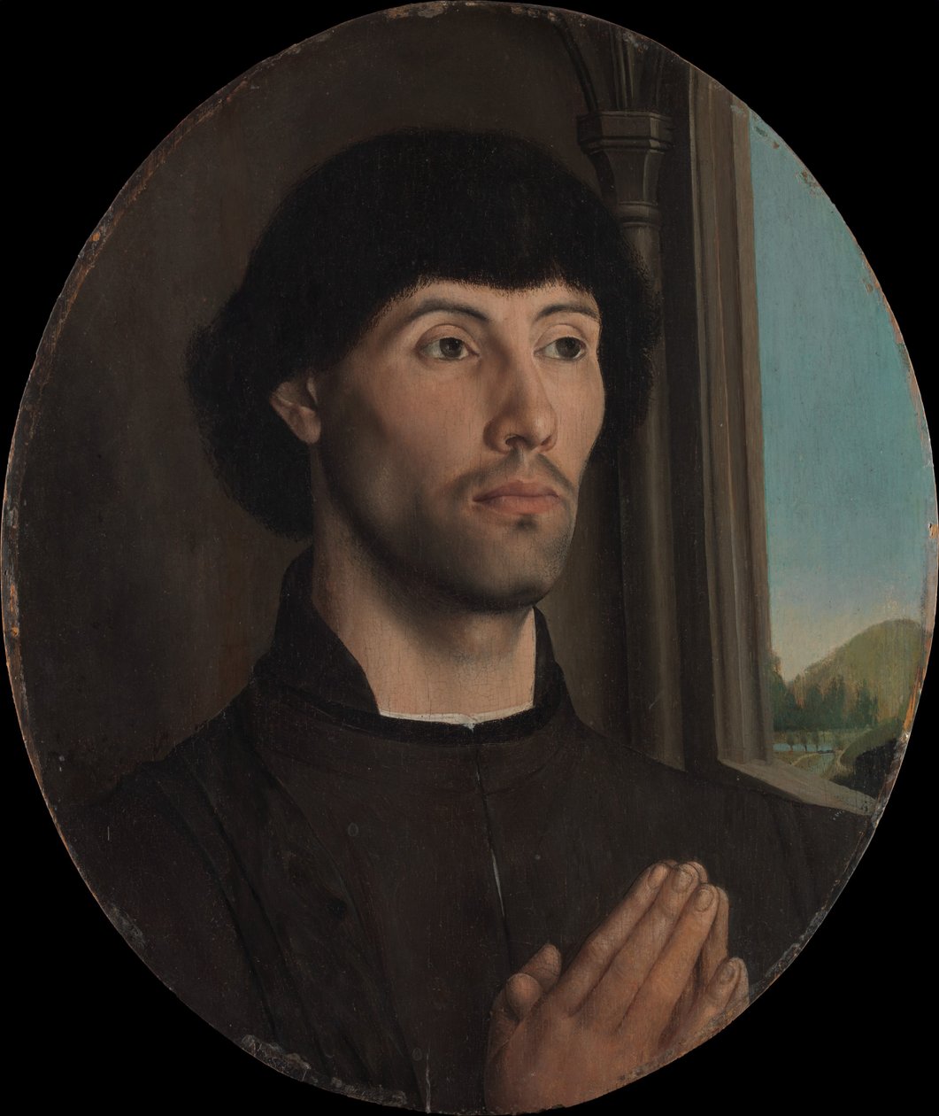 Porträtt av en man, ca. 1475. av Hugo van der Goes
