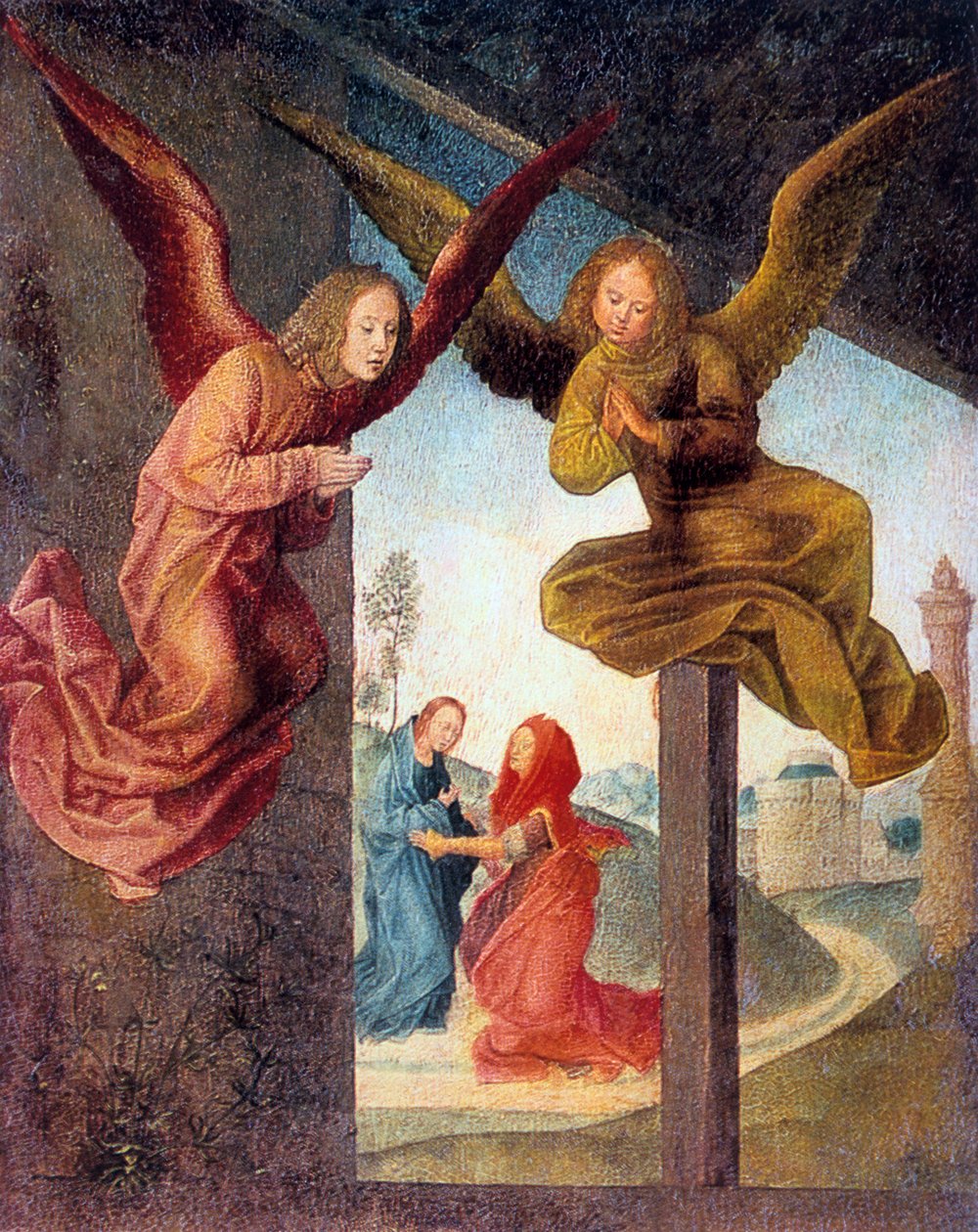 The Adoration of the Magi, detalj, 1400-talet. av Hugo van der Goes