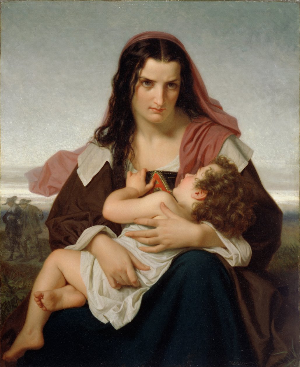 Den skarpsilliga bokstaven, 1861 av Hugues Merle