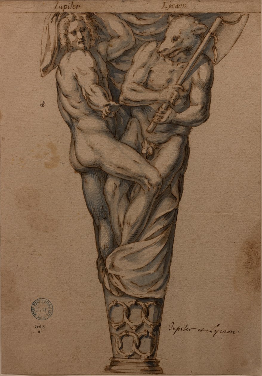 Jupiter och Lycaon av Hugues Sambin