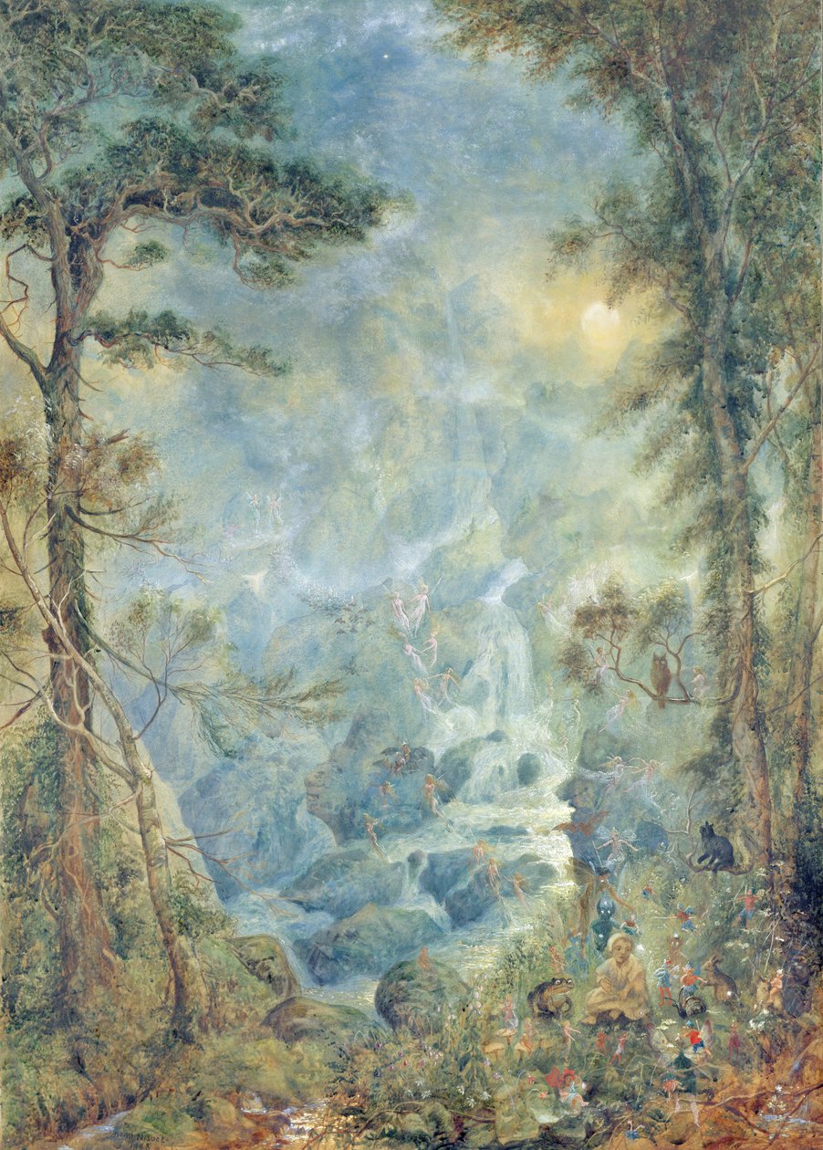 De fagra vattenfallen, 1908 av Hume Nisbet