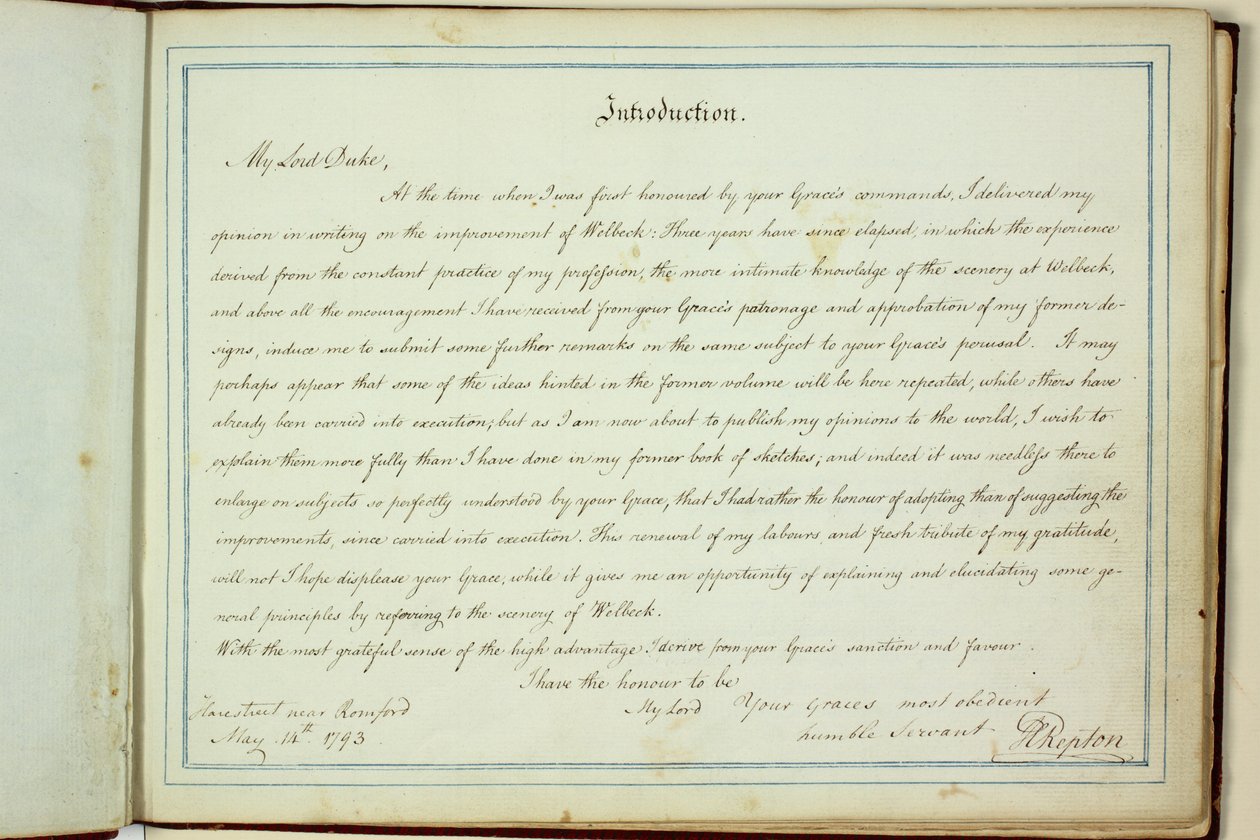 Röd bok: Welbeck av Humphry Repton