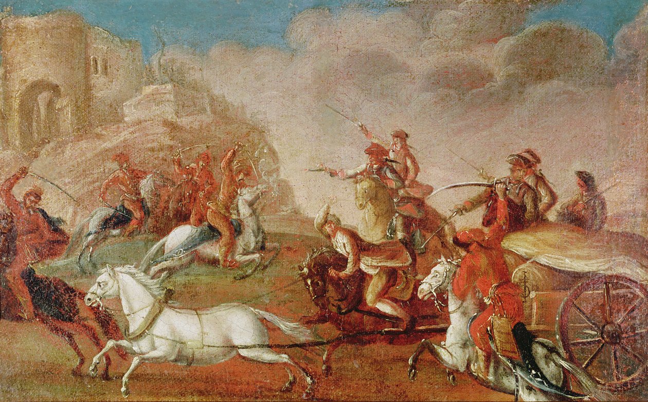 Kuruc-upproret i Ungern mot Habsburgarna 1703-11 av Hungarian School