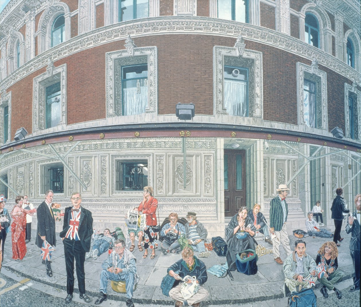 Promenaders på The Last Night, Royal Albert Hall, detalj av Huw S. Parsons
