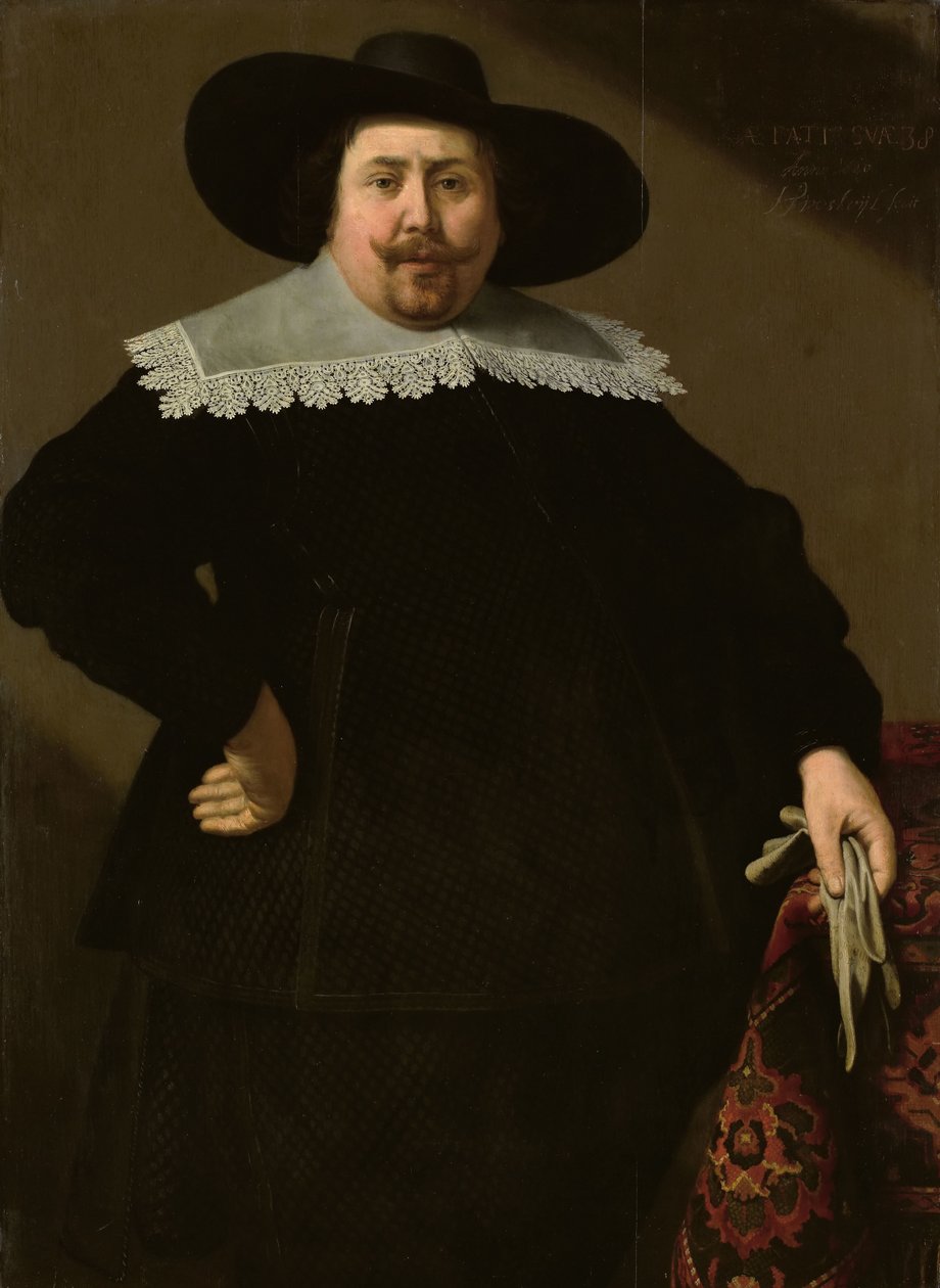 Porträtt av Amsterdam-bryggaren Philips Denijs av Huygh Pietersz Voskuyl