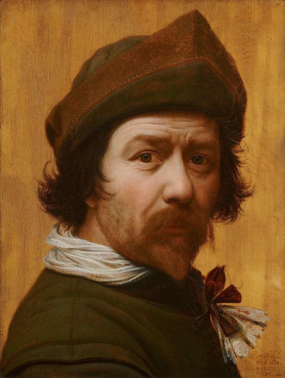 Självporträtt, 1638. av Huygh Pietersz. Voskuyl