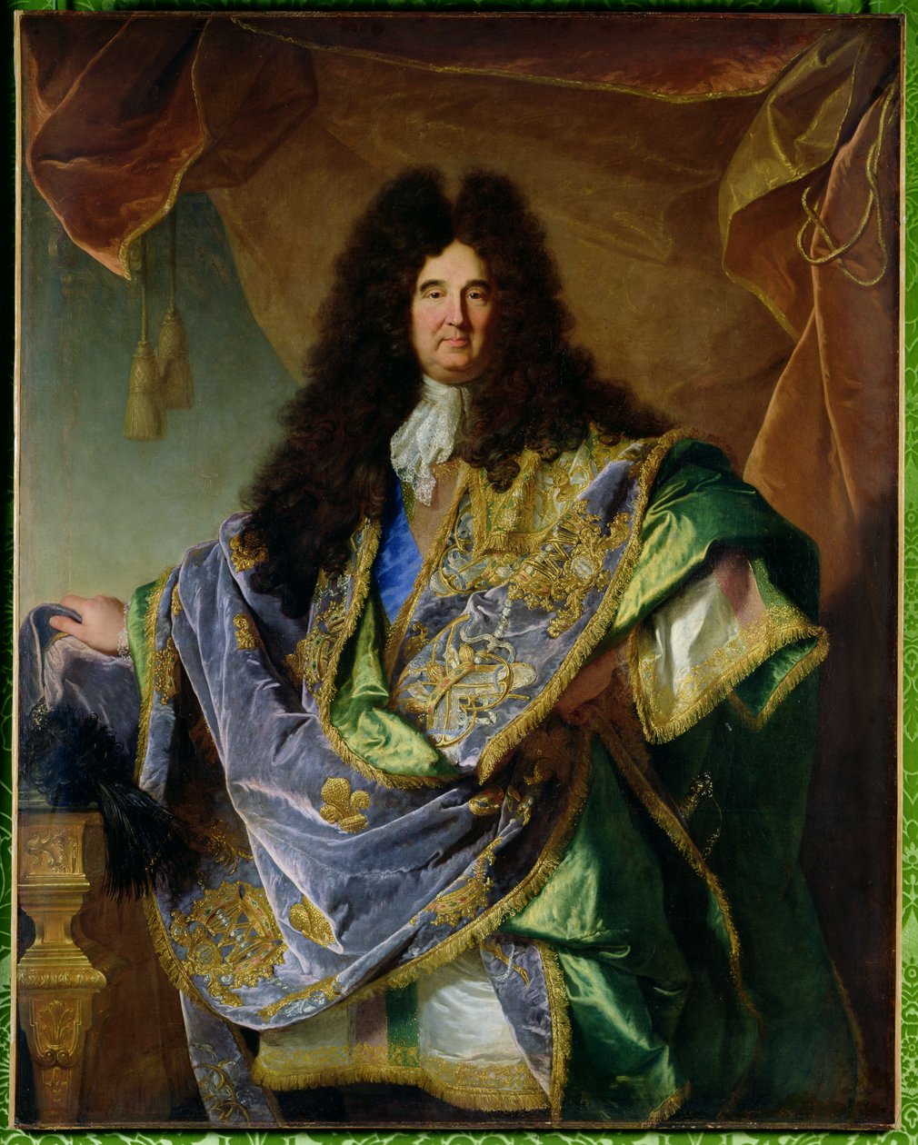Porträtt av Philippe de Courcillon (1638-1720) Marquis de Dangeau, 1702 av Hyacinthe Francois Rigaud