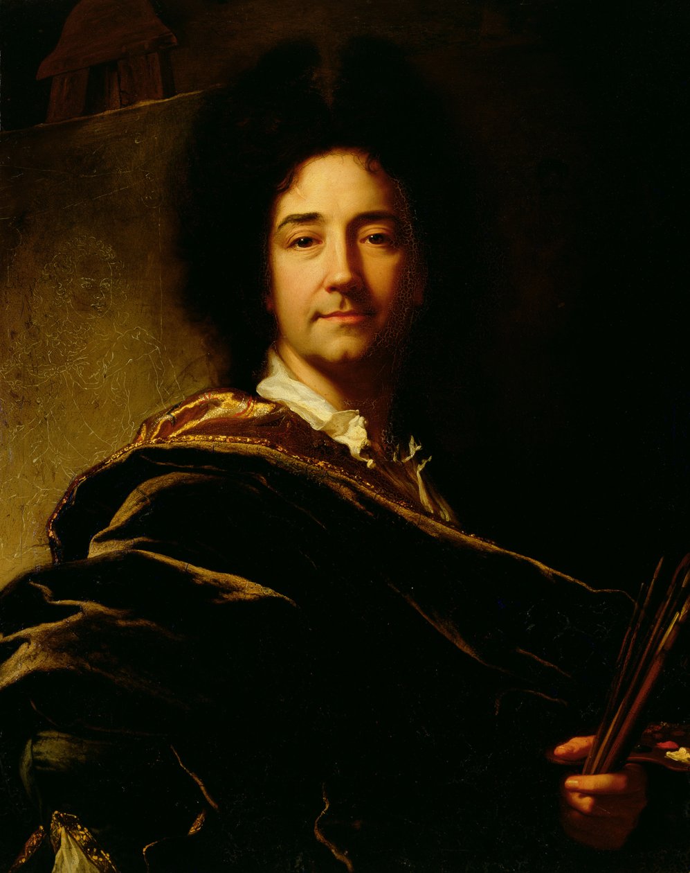 Självporträtt, 1716 av Hyacinthe Francois Rigaud