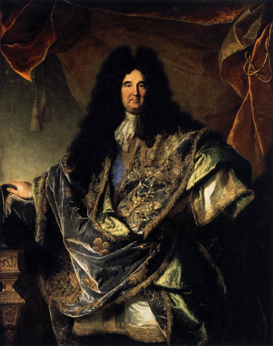Portrait of Phillippe de Courcillon av Hyacinthe Francois Rigaud
