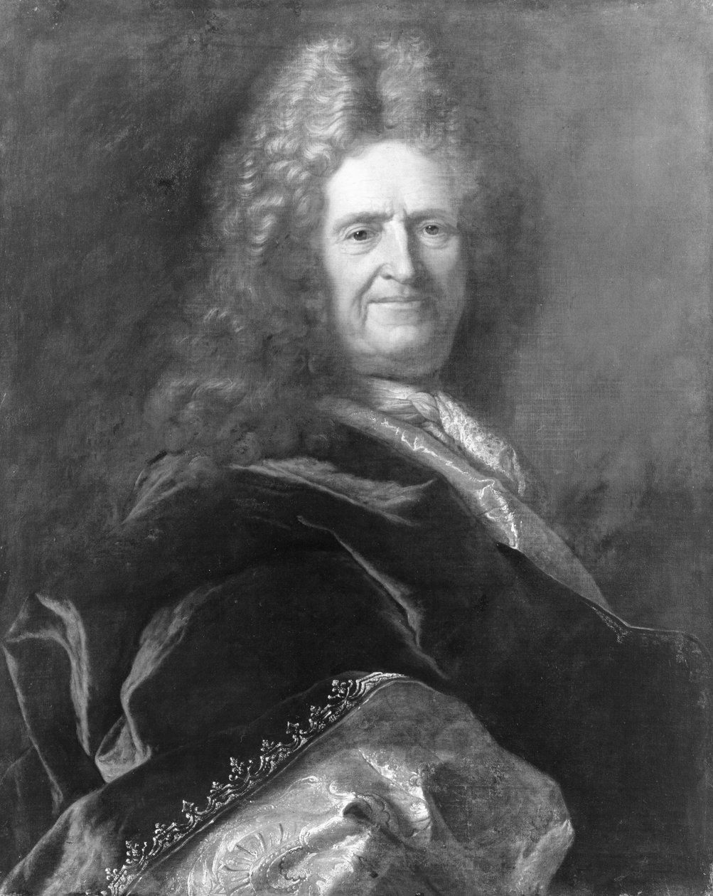 Porträtt av en man av Hyacinthe Francois Rigaud