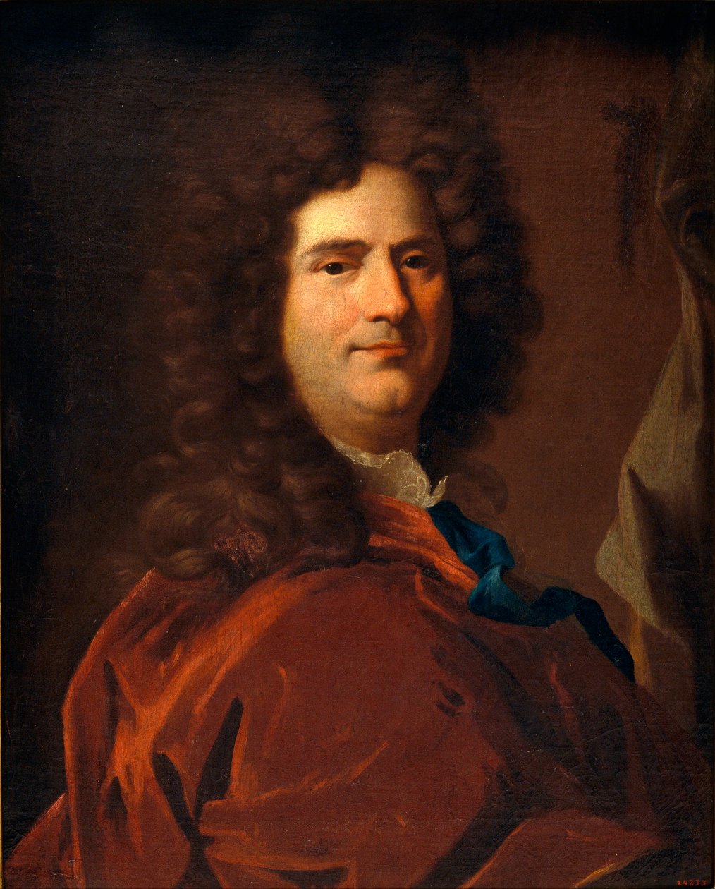 Självporträtt - Självporträtt - Målning av Hyacinthe Francois Honore Rigaud (1659-1743) - ca 1705 - Olja på duk - 65,5x53,5 - Museu Nacional d