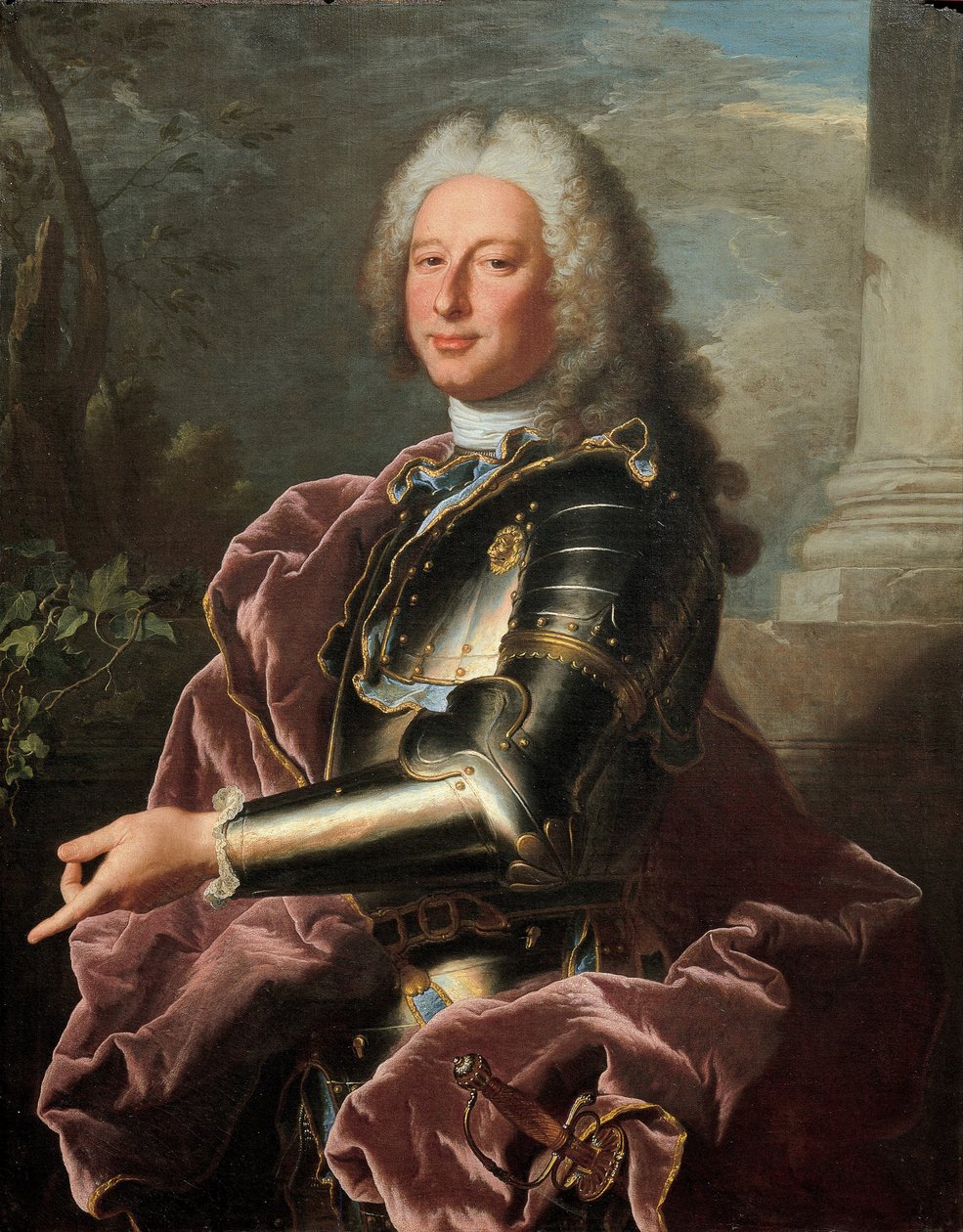 Gian Francesco II Brignole-Sale 1695-1760, 1739 av Hyacinthe Francois Rigaud