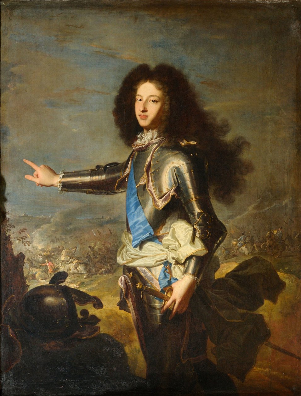 Louis de France, hertig av Bourgogne 1682-1712, tidigt 1700-tal. av Hyacinthe Francois Rigaud