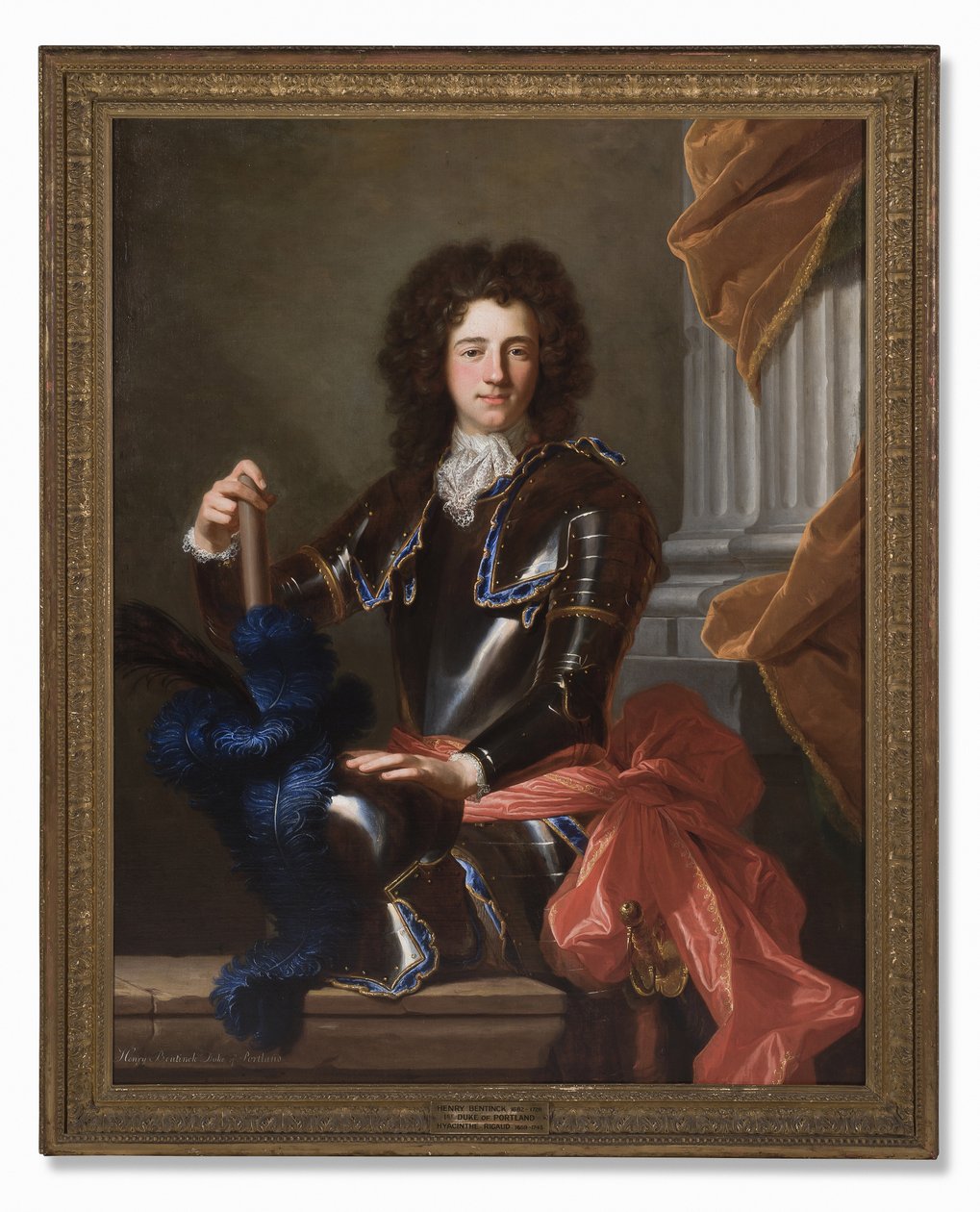 Porträtt av Henry Bentinck, senare 1:e hertig av Portland, 1699 av Hyacinthe Francois Rigaud