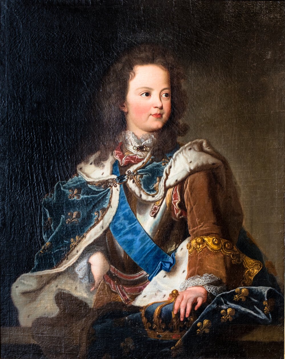 Porträtt av Ludvig XV som barn av Hyacinthe Francois Rigaud