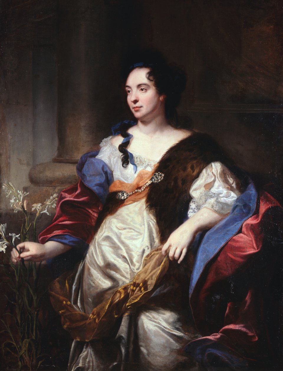 Porträtt av Marie Cadenne, fru till Desjardins (1640-94), 1684 av Hyacinthe Francois Rigaud