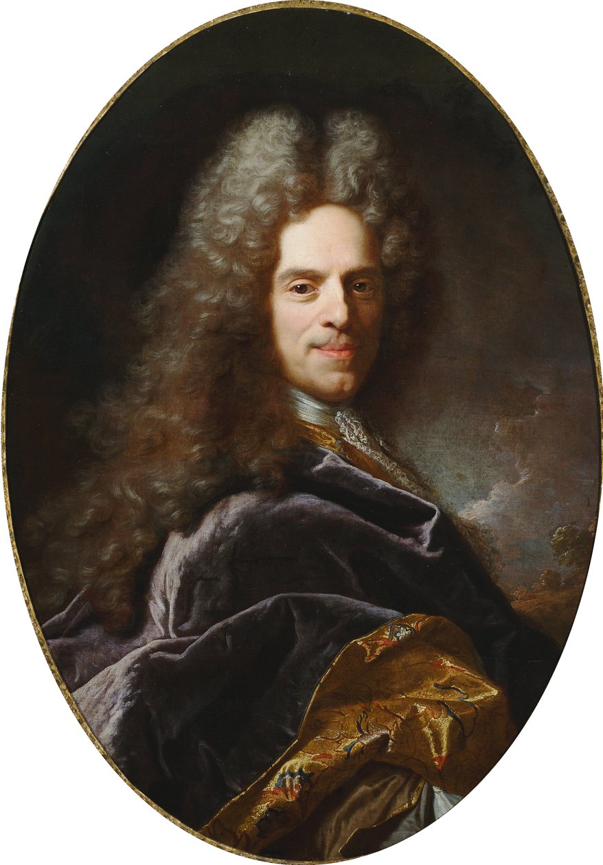 Porträtt av Stefano Gentile av Hyacinthe Francois Rigaud