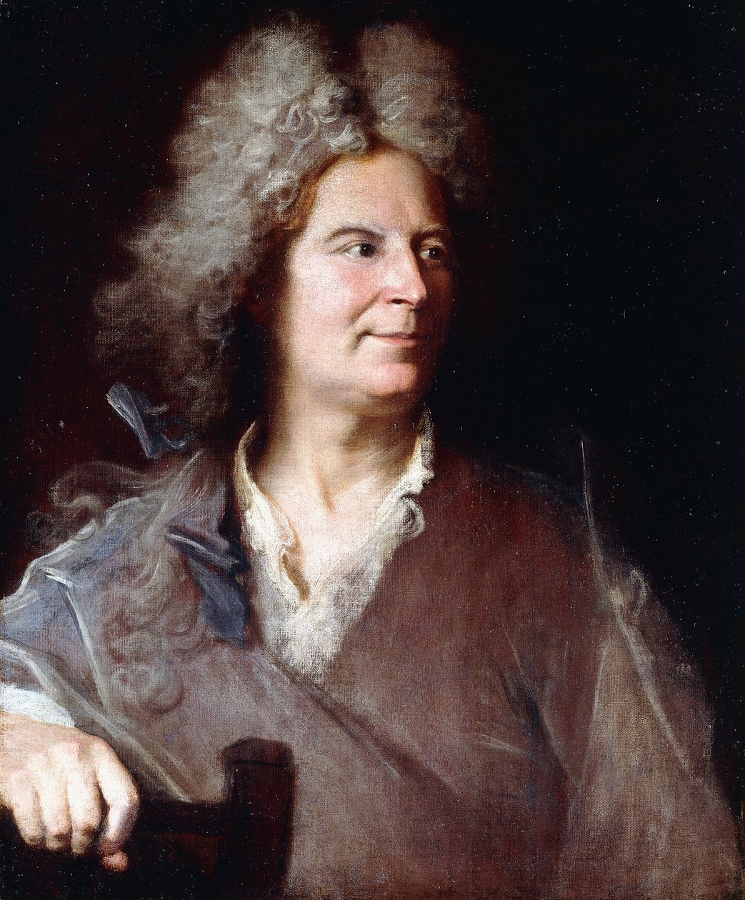 Porträtt av en skulptör, sägs vara Robert Le Lorrain av Hyacinthe Francois Rigaud