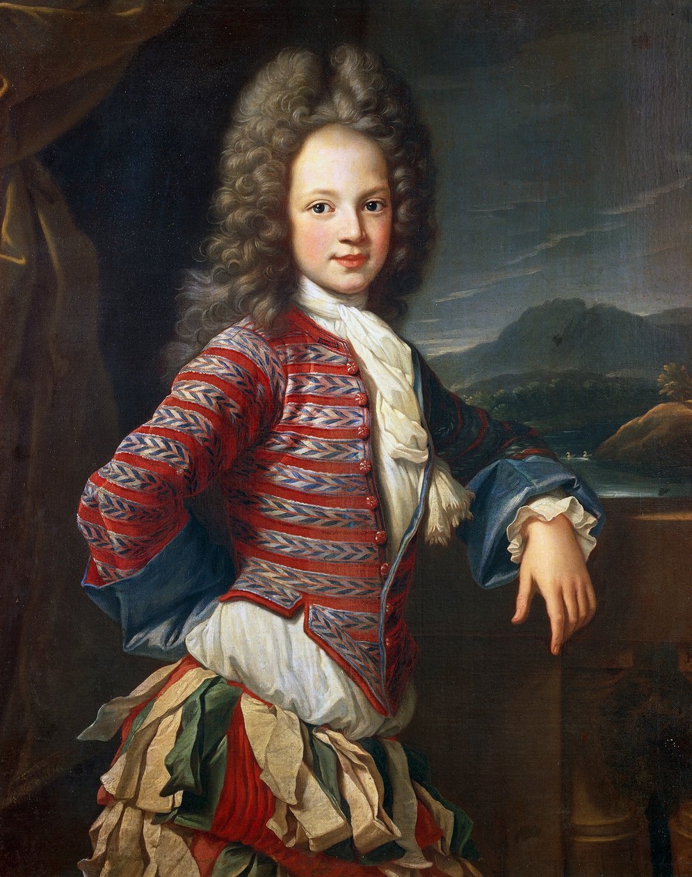 Skotsk prins, av Hyacinthe Rigaud (1659 - 1743), Målning av Hyacinthe Francois Rigaud