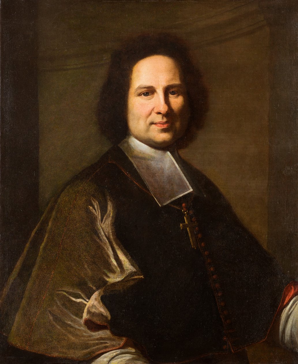 Porträtt av Jean VIII César Rousseau de La Parisière, biskop av Nîmes av Hyacinthe Rigaud