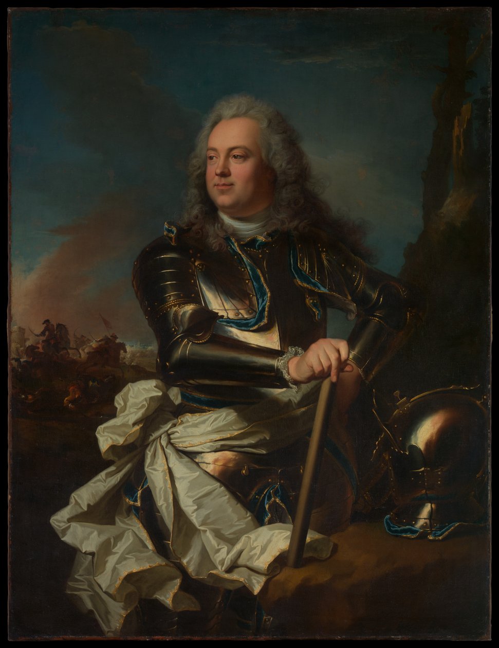 Porträtt av en generalofficer av Hyacinthe Rigaud