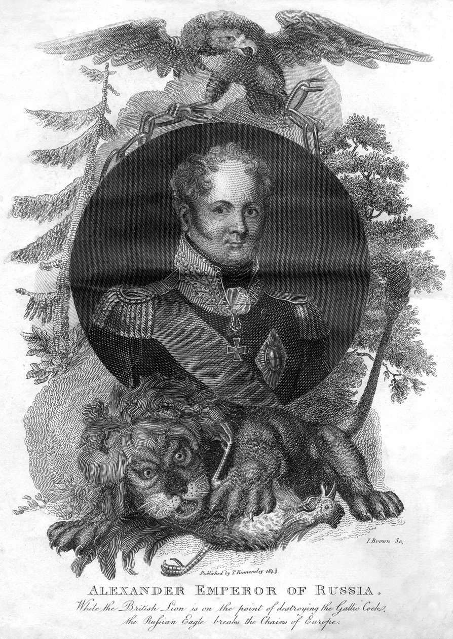 Alexander I, kejsare av Ryssland 1777-1825, 1816. av I. Brown