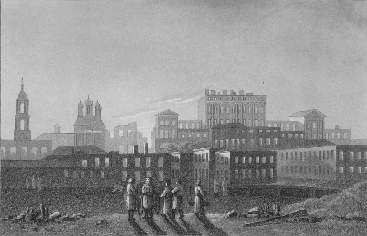Palats av Pashov Menzikov, Apraxin &c. Belgorod, Moskva, 1817 av I Clark