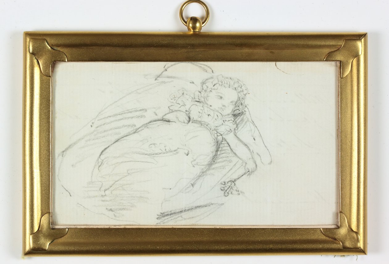 William John Arthur Charles James Cavendish Bentinck (penna på papper) av Ida Brown Kinnaird