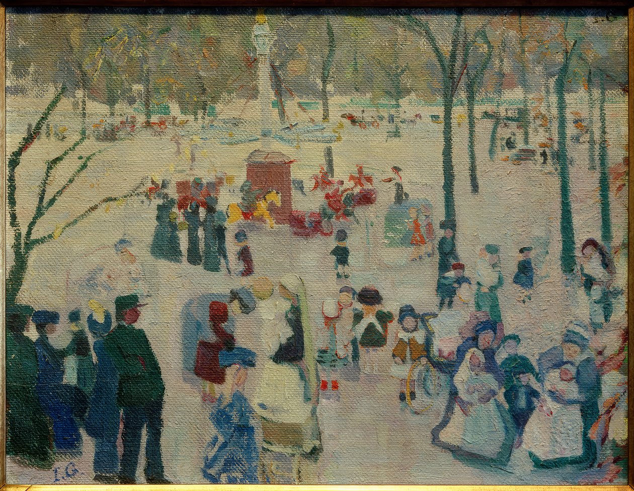Lekplats i Jardin du Luxembourg av Ida Gerhardi