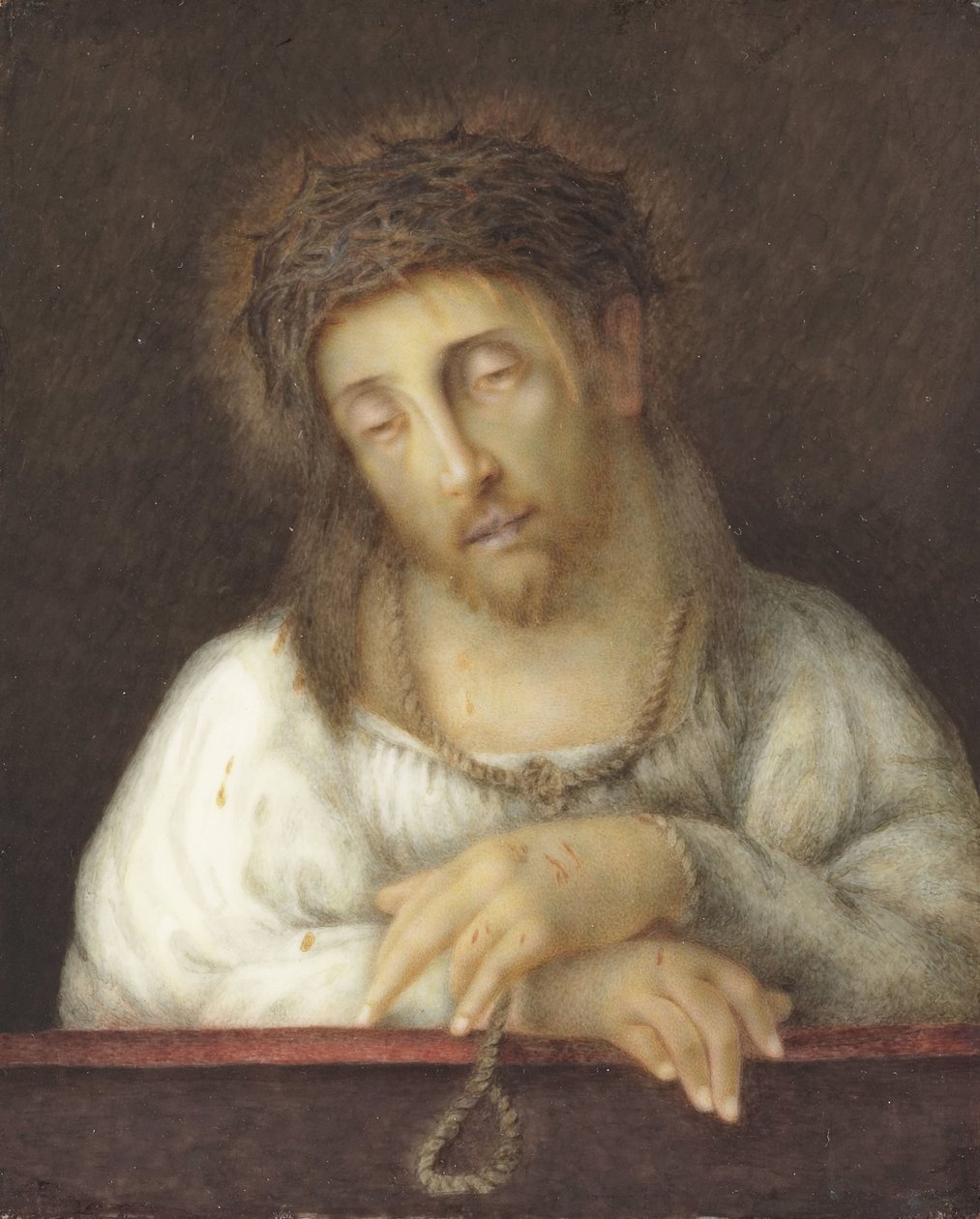 Kristus som en man av sorger av Ida Jacoba Reigersman (attributed to)