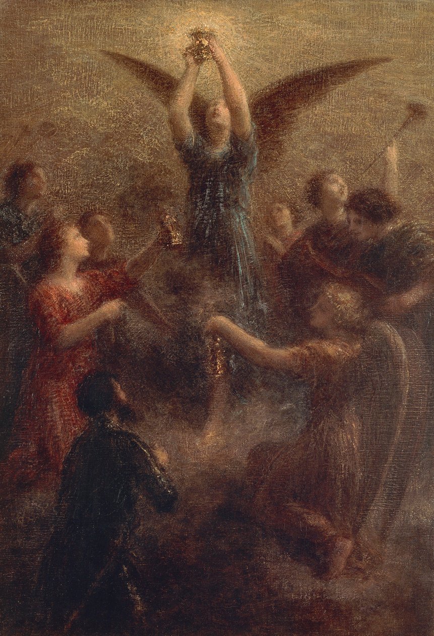 Frankrike, Paris, Den heliga Graal av Ignace Henri Jean Fantin Latour