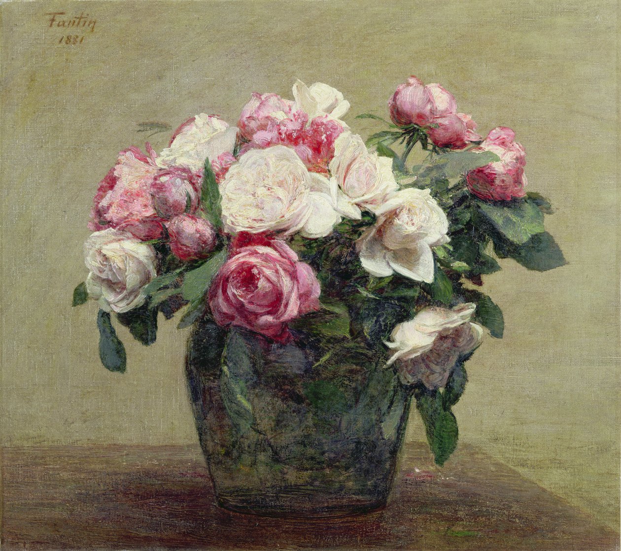Rosor av Ignace Henri Jean Fantin-Latour
