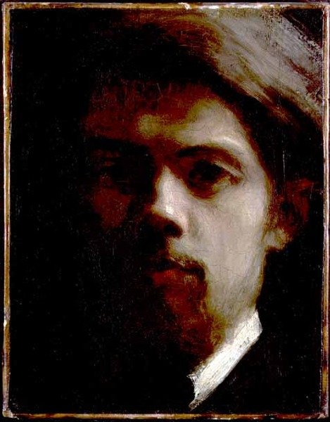 Självporträtt av Ignace Henri Jean Fantin Latour