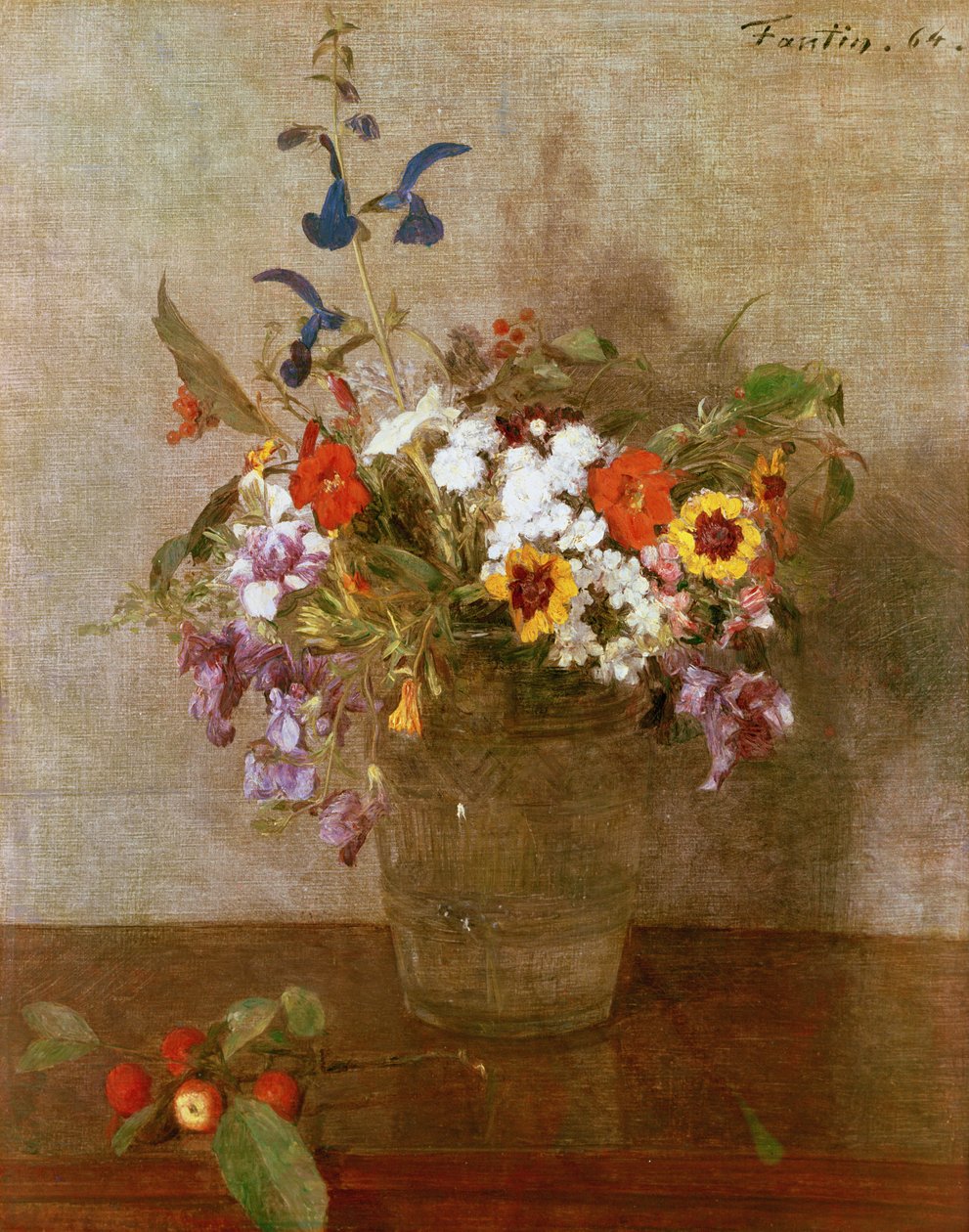 Höstblommor, 1864 av Ignace Henri Jean Fantin Latour