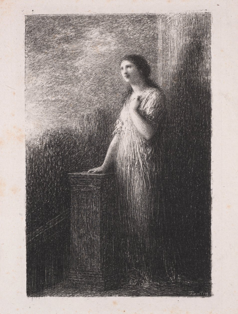 Nattens självförtroende. av Ignace Henri Jean Fantin Latour