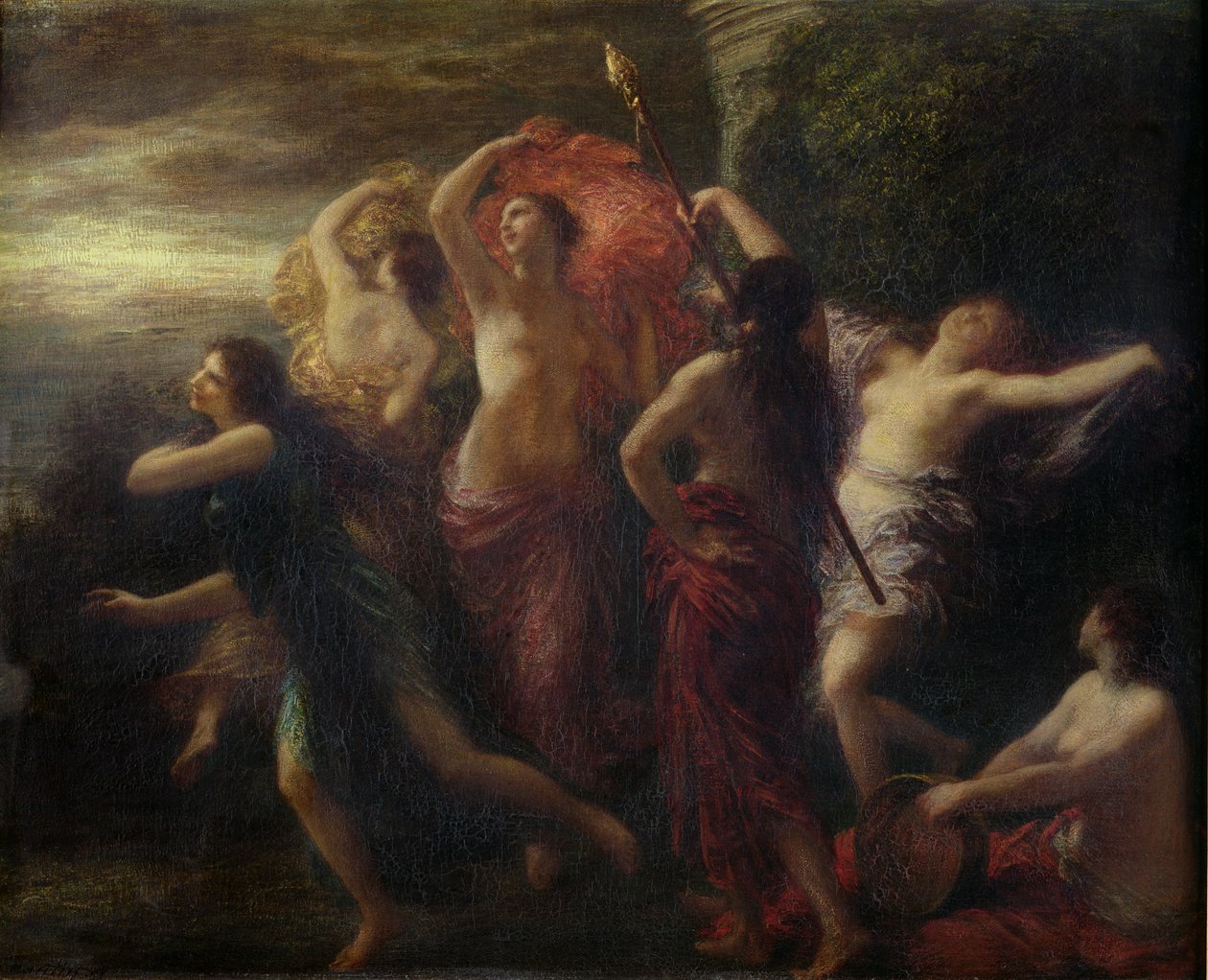 Dansare, 1891 av Ignace Henri Jean Fantin Latour