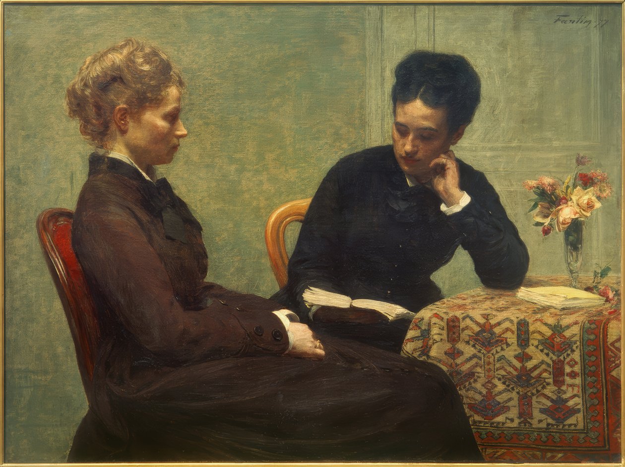 Föreläsningen av Ignace Henri Jean Fantin Latour