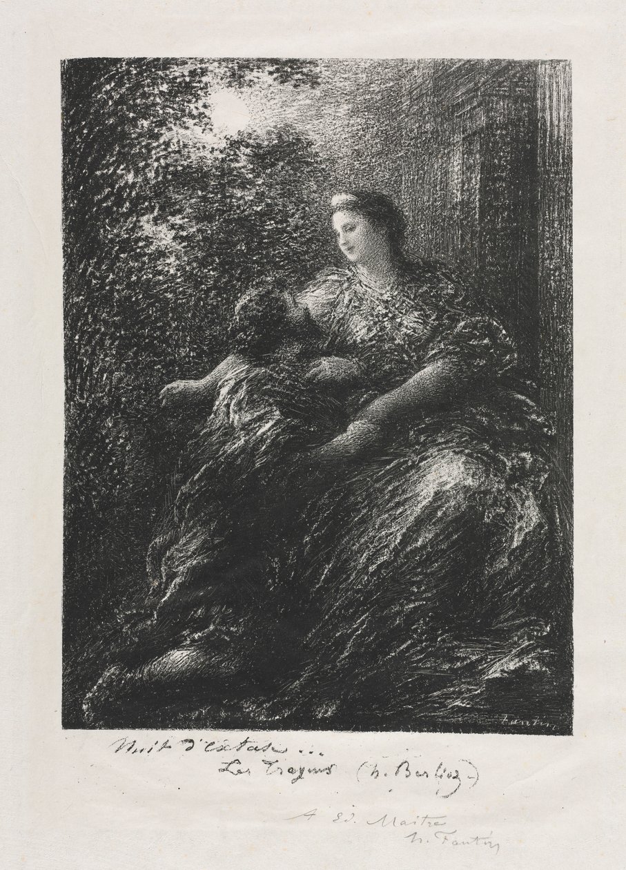 Duett av trojanerna, 1894. av Ignace Henri Jean Fantin Latour